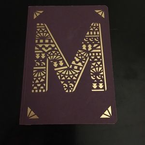 Purple & Gold Notebook